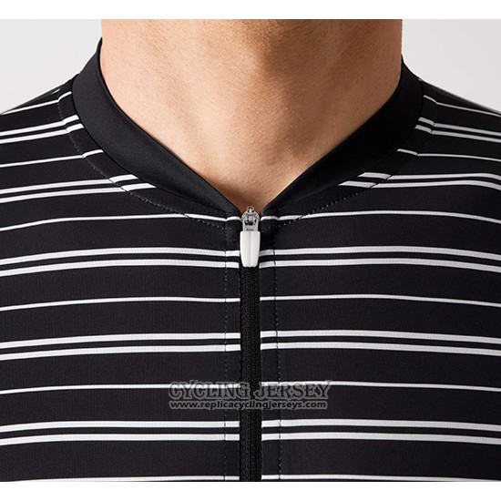 2019 Cycling Jersey La Passione Stripe Black Short Sleeve And Bib Short